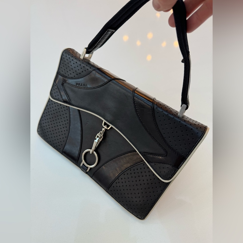 Rare Archival Prada 1990s Vitello Driver Bag - Collector’s Piece - Picture 6 of 16